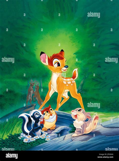 BAMBI, THUMPER, FLOWER, BAMBI, 1942 Stock Photo - Alamy