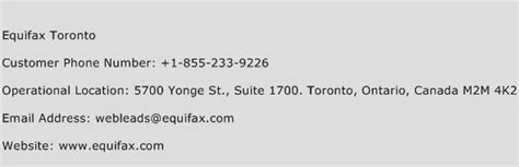 Equifax Toronto Contact Number | Equifax Toronto Customer Service ...