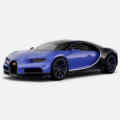 Bugatti Chiron 2023 - 3D Model by 3dacuvision