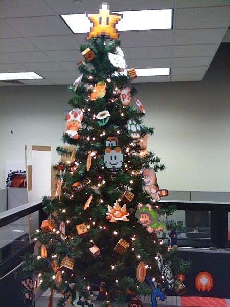 Nintendo & Mario Themed Christmas Tree — The World of Kitsch