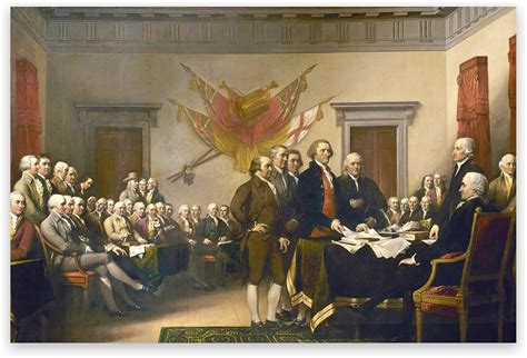 Amazon.com: Signing of the Declaration of Independence Wall Art - John ...