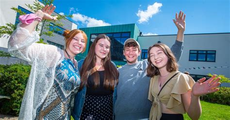 Students Celebrate Results | Barton Peveril Sixth Form College