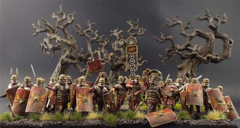 Early Imperial Roman Legionaries Advancing | Miniatures, Roman soldiers, 28mm miniatures