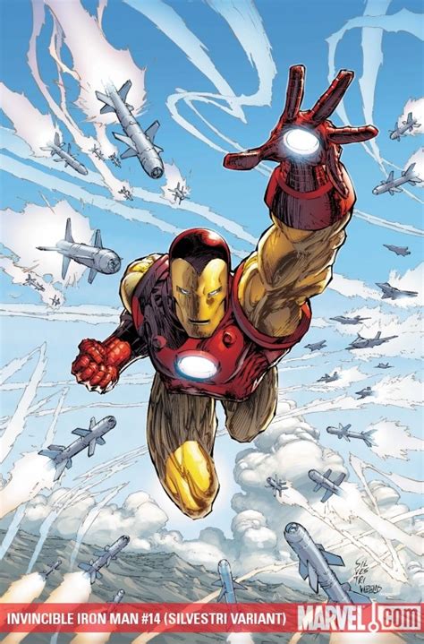 Invincible Iron Man (2008) #14 (SILVESTRI VARIANT) | Comic Issues | Marvel