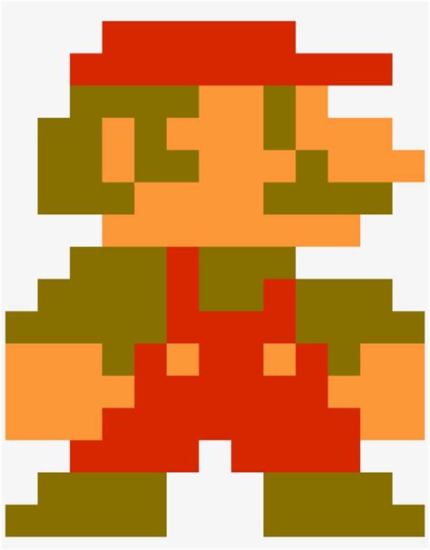 Mario Sprite - Super Mario Bros 1 Mario - 4096x4096 PNG Download - PNGkit