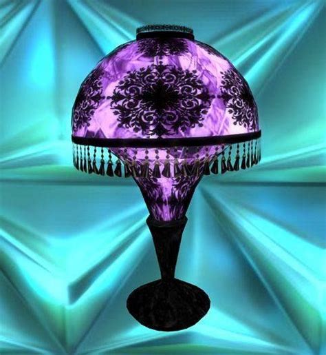 Victorian Lamps, Antique Lamps, Vintage Lamps, Shades Of Purple, Purple Color, Purple Hues ...