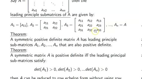 Ch. 11.2 Positive Definite Matrices - YouTube