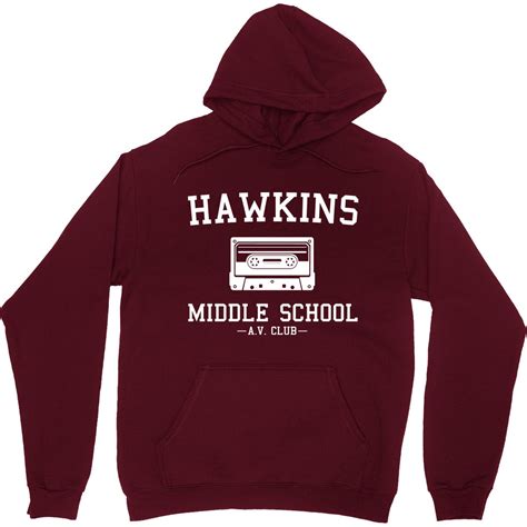 Stranger Things Hawkins Hoodie - Walyou