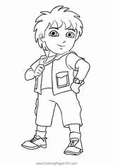 Go Diego 3 Coloring Page  pages Preschool coloring sketch template