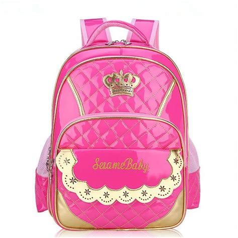 Aliexpress.com : Buy 2016 waterproof pink Princess school bag children student book bags kids ...