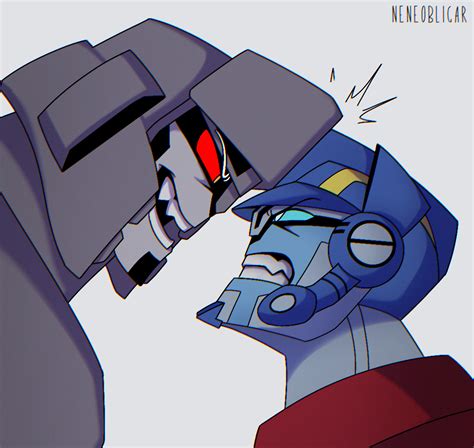 Transformers Animated Optimus Prime Vs Megatron