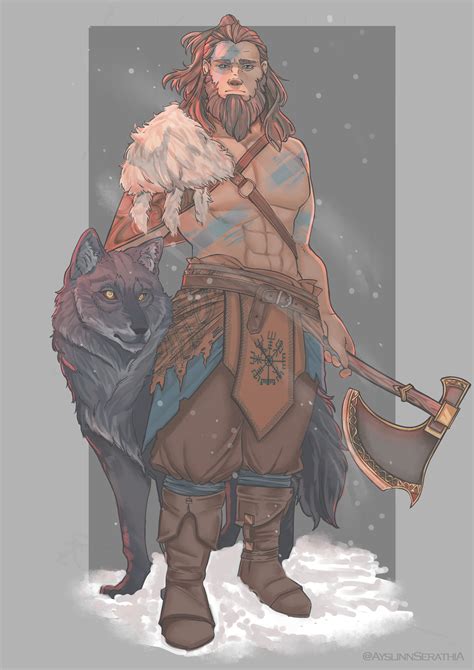 ArtStation - Dnd Barbarian Character