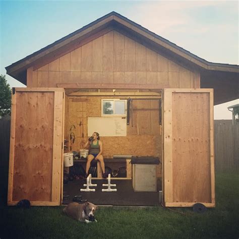 Shed gym inspo | Home gym inspo in 2019 | At home gym, Gym shed, Backyard gym