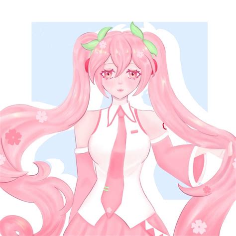 Sakura Miku by shroomori on DeviantArt