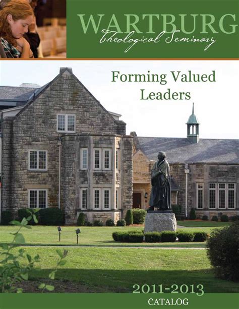 Wartburg Seminary Catalog by Wartburg Theological Seminary - Issuu