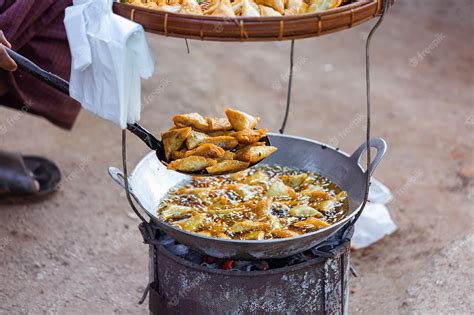 Premium Photo | Asian street food. Myanmar. Burma