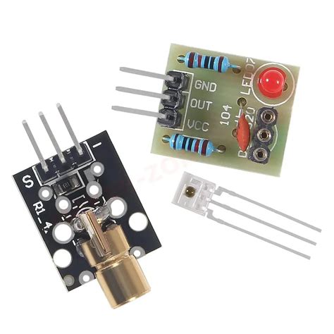 KY-008 650nm Laser Transmitter Module with Laser Sensor Module Non ...