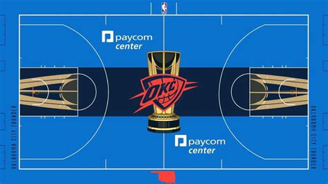 OKC Thunder’s 2023-24 in-season tournament court design revealed