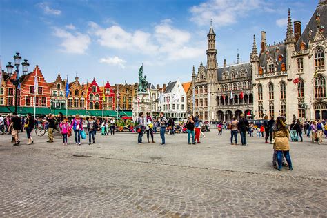 Bruges Market Square Photograph by Pati Photography