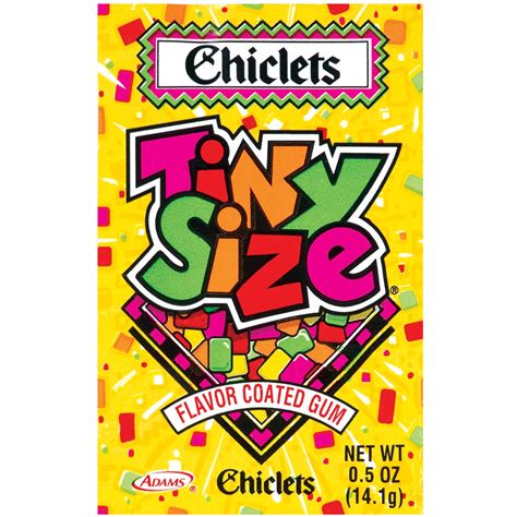 Chiclets Tiny Size Flavor Coated Gum 0.5 OZ PACKET - Food & Grocery - Gum & Candy - Gum & Mints