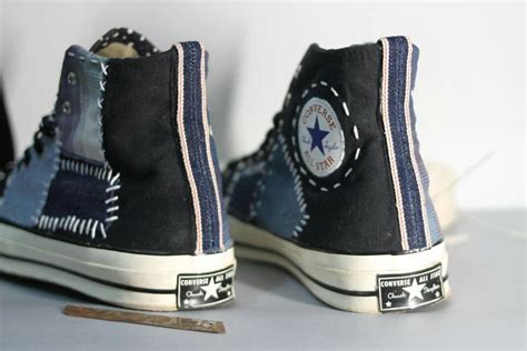 Converse CT 70's OX sashiko custom. Customized by Stitch Roulette | Nike free shoes, Converse ...