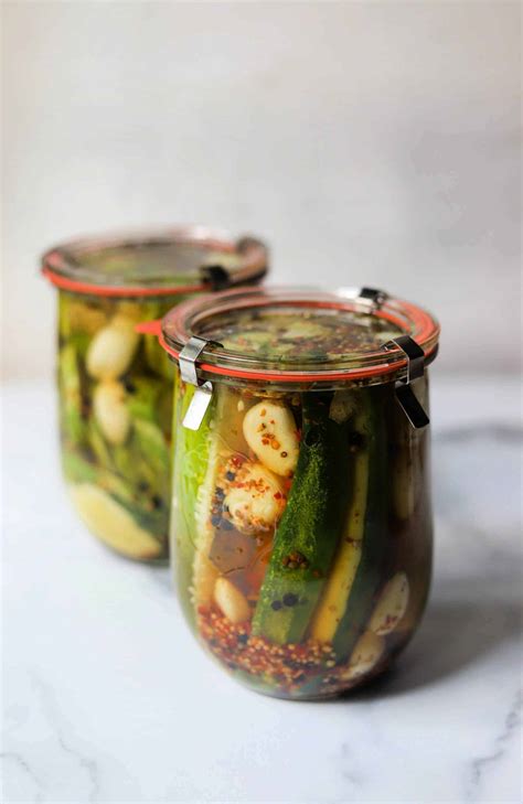 Spicy Refrigerator Pickles - The Healthy Epicurean