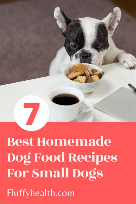 7 Best Homemade Dog Food Recipes For Small Dogs | Fluffyhealth