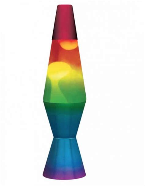 11.5” LAVA® LAMP RAINBOW – WHITE/TRICOLOR – Therapy in a Bin