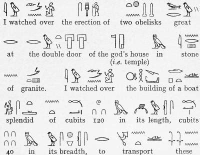 Egyptian Hieroglyphics with English Translation, n.d.