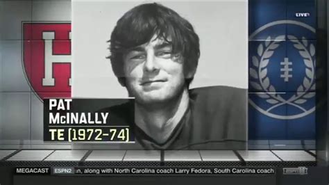 Pat McInally Inducted into the College Football Hall of Fame - YouTube