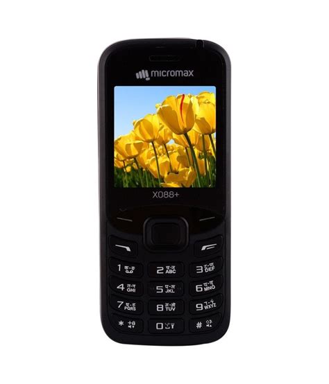 [2021 Lowest Price] Micromax X088+(Black) Price in India & Specifications Micromax X088+