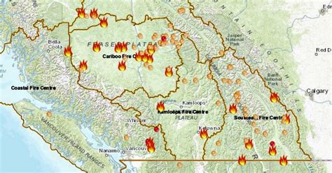 This interactive map shows all of B.C.'s wildfires