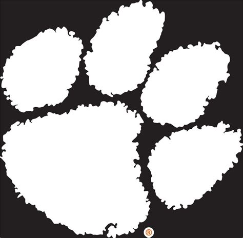 Image result for clemson paw stencil | Clemson paw stencil, Clemson ...