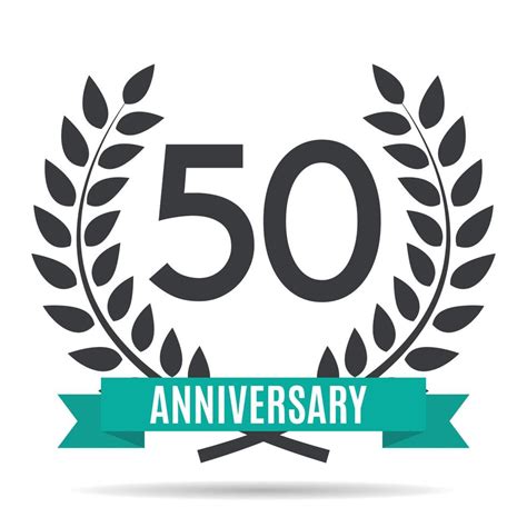 Template Logo 50 Years Anniversary Vector Illustration 4554534 Vector Art at Vecteezy