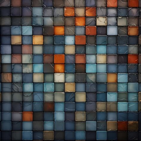 Premium AI Image | Mosaic Tile Texture