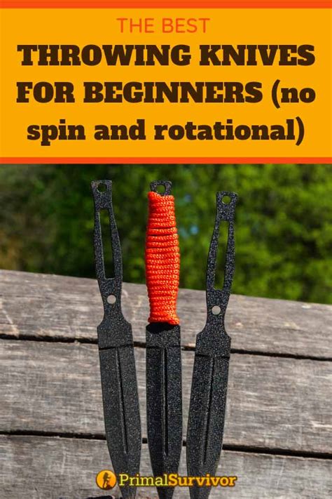 The Best Throwing Knives for Beginners (No-Spin and Rotational Options)