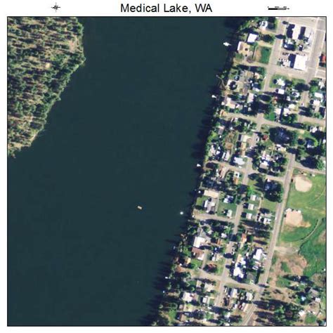 Aerial Photography Map of Medical Lake, WA Washington