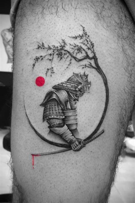 Black and Grey Micro Realism Samurai Tattoo by Peter Saba | Hand tattoos for guys, Samurai ...