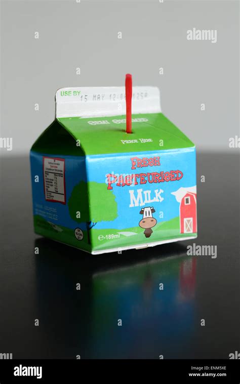 A carton of free school milk. Picture: Scott Bairstow/Alamy Stock Photo - Alamy