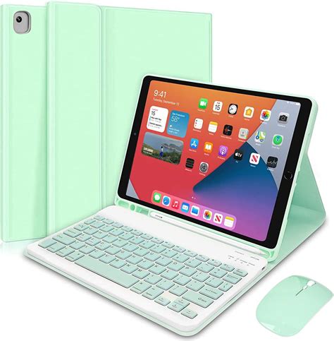 Ipad 10.2 8Th 7Th Generation 2020 Keyboard Case, Korean 7 Colors Backlit Detachable Keyboard ...