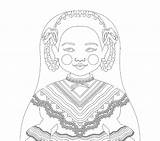 Mexican Dress Coloring Pages sketch template
