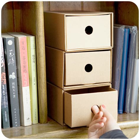 Cardboard Storage Drawers