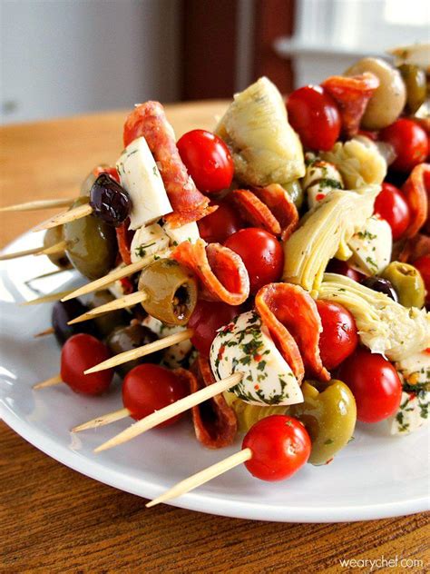 Antipasto Skewers: An Easy Party Food (with Pictures)