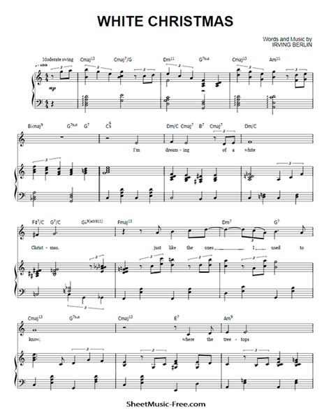 White Christmas Sheet Music Michael Buble - ♪ SHEETMUSIC-FREE.COM