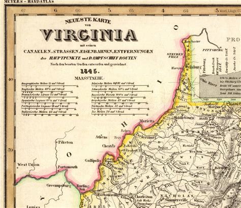 Virginia Map Old Map Restored Map of Virginia Archival | Etsy