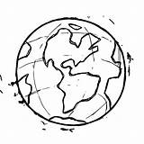 Globe Zemlja Bojanke Planeta Globus Terrestre Kleurplaat Coloringtop  sketch template