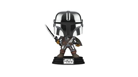 Star Wars: The Mandalorian - Mando with Darksaber (GITD) Bobble-Head ...