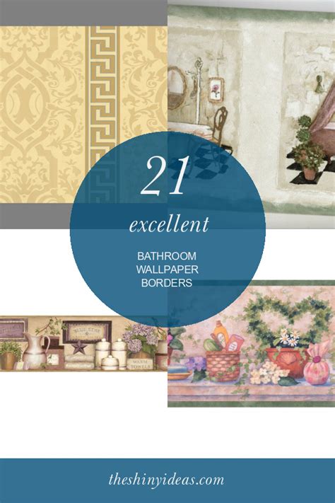 21 Excellent Bathroom Wallpaper Borders – Home, Family, Style and Art Ideas