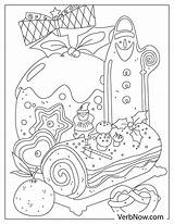 Free DESSERTS Coloring Pages For Download Printable PDF sketch template
