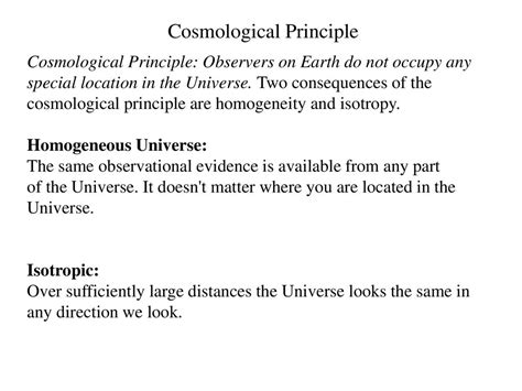 Cosmology. - ppt download